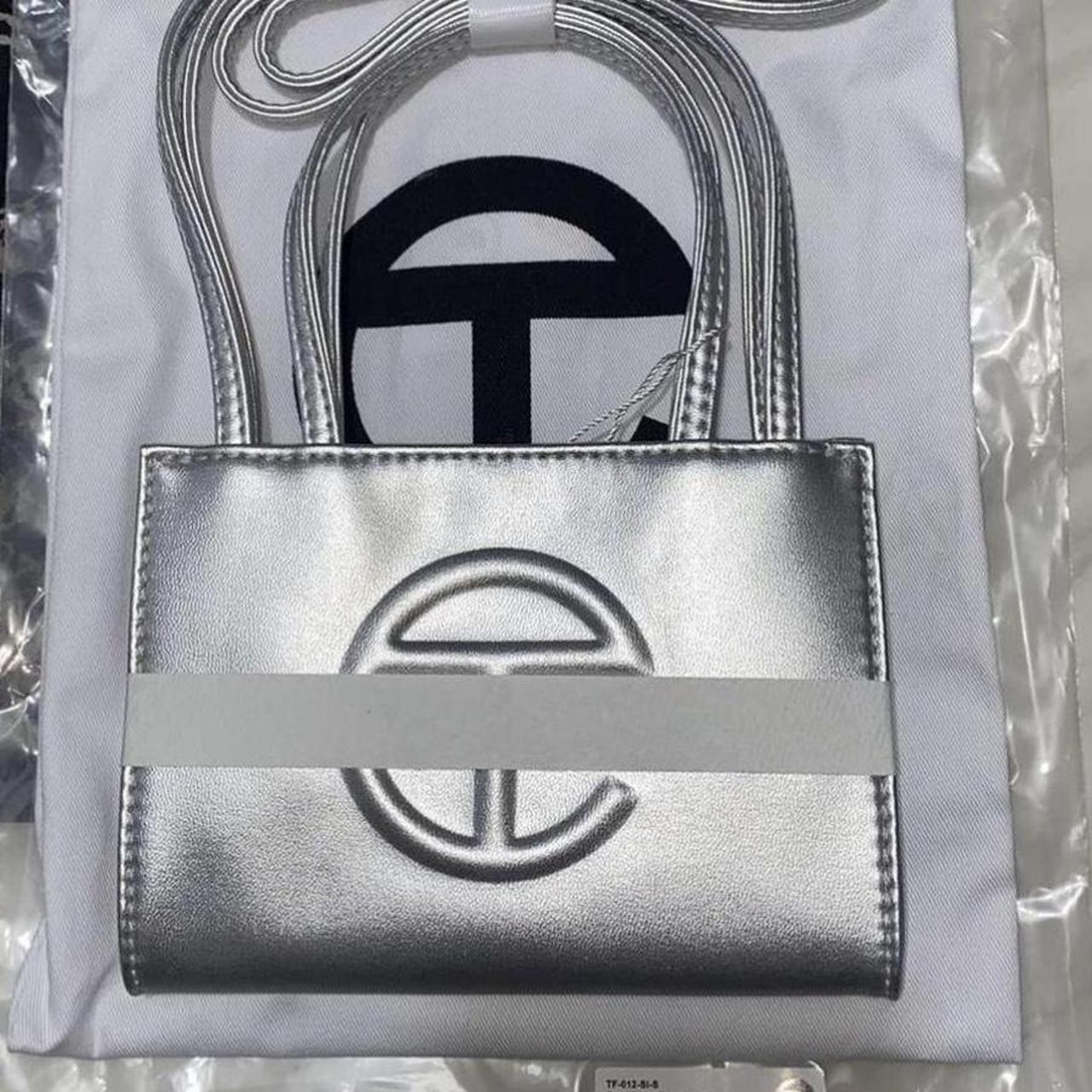 Telfar Women's Silver Bag Depop