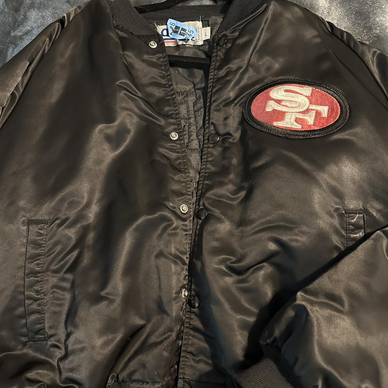 Vintage San Francisco 49ers reversible jacket See - Depop