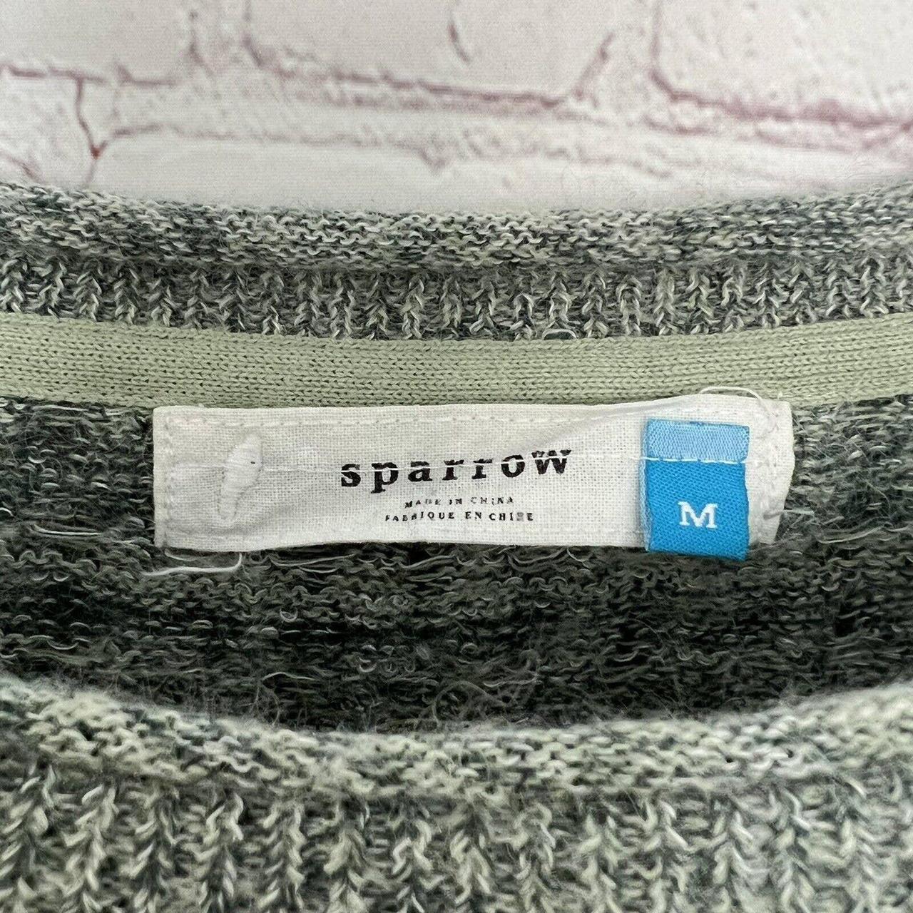 ANTHROPOLOGIE SPARROW GREEN WOOL MOHAIR BLEND... - Depop