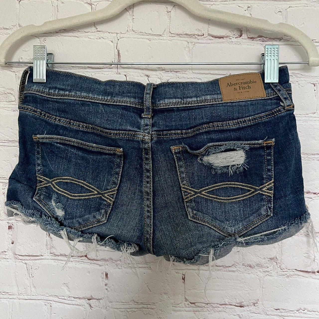 ABERCROMBIE & FITCH Y2K SUPER LOW RISE DISTRESSED... - Depop