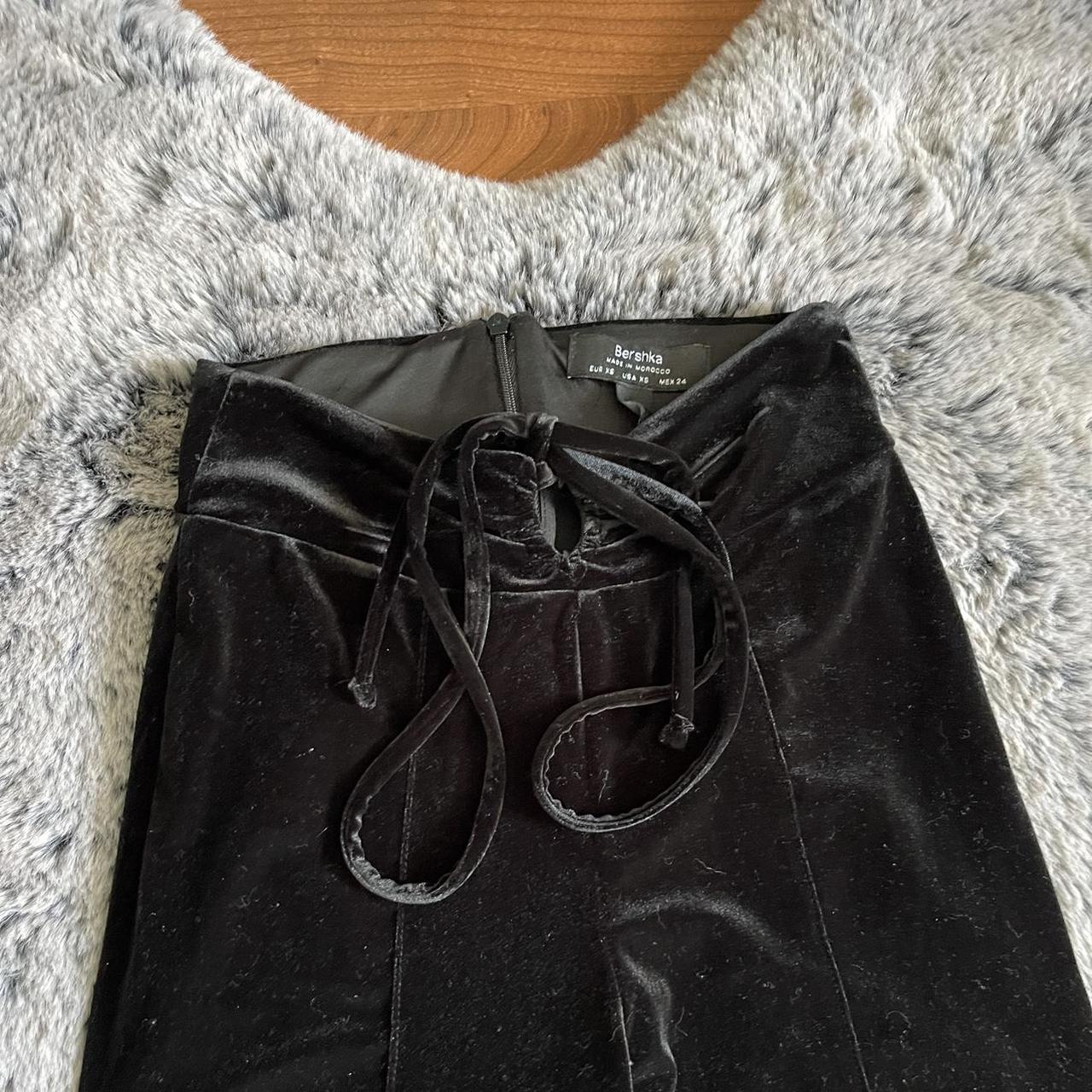 Velvet jogging trousers discount bershka