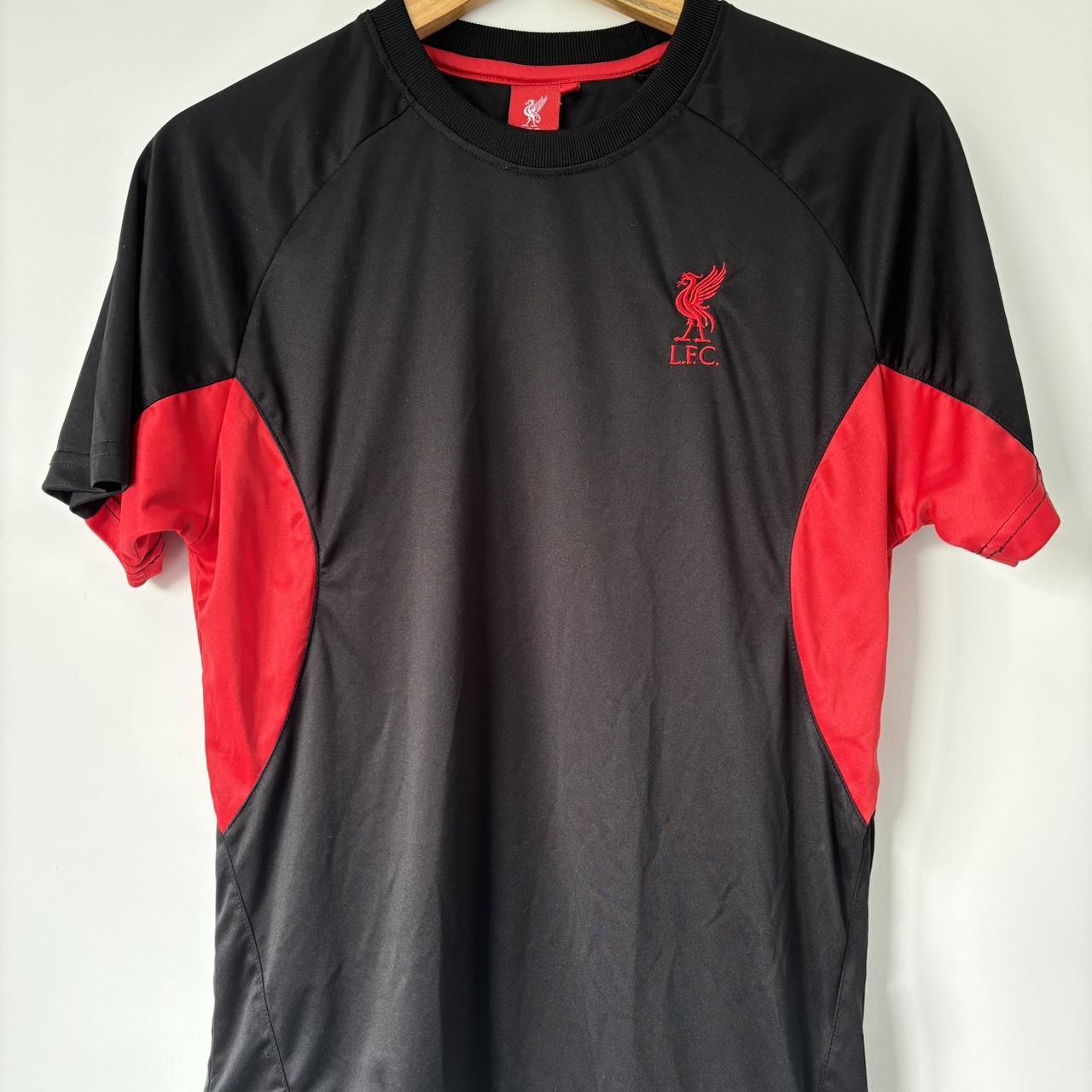 Liverpool training football kit jersey. Red