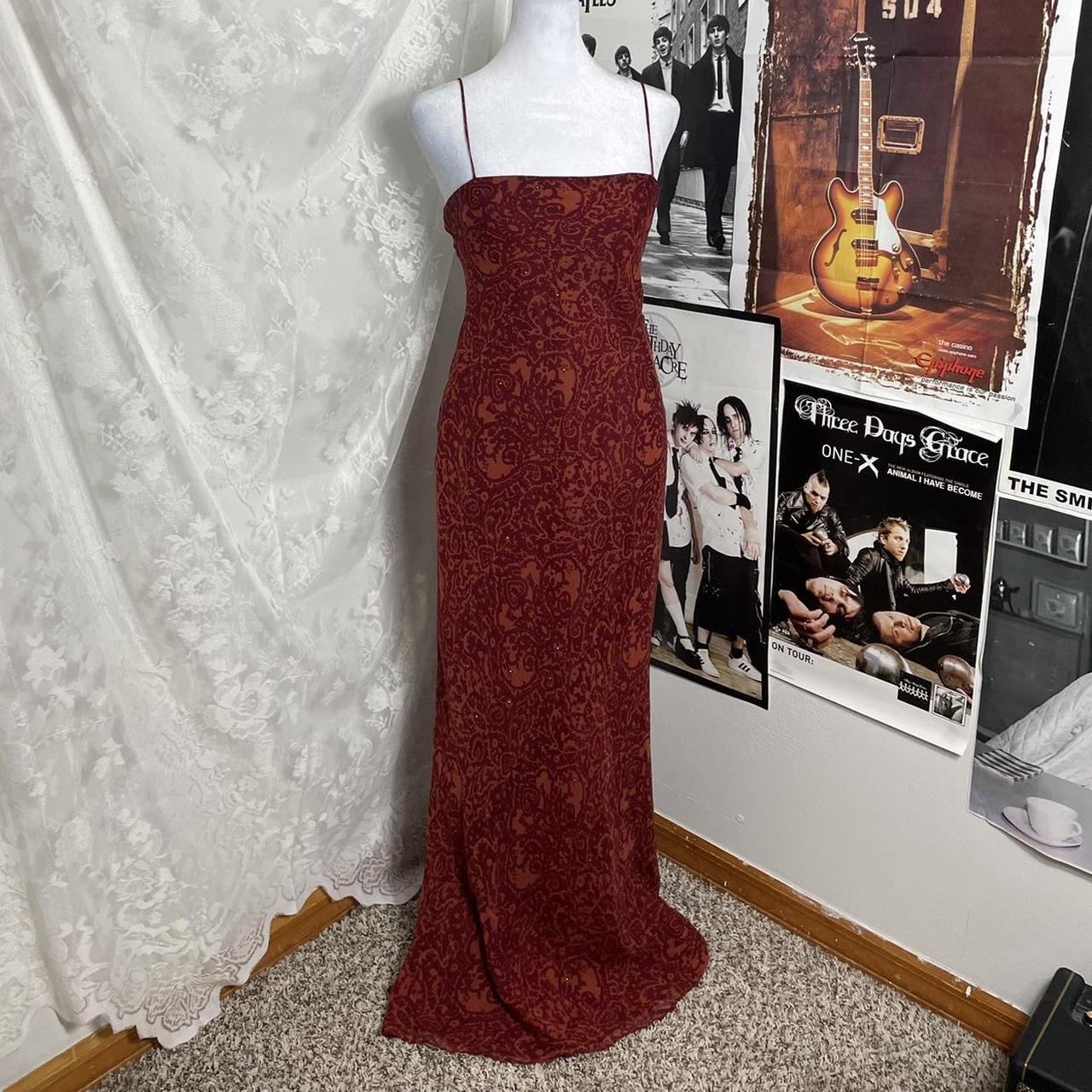 Vintage maxi dress by Laundry by Shelli Segal!... Depop