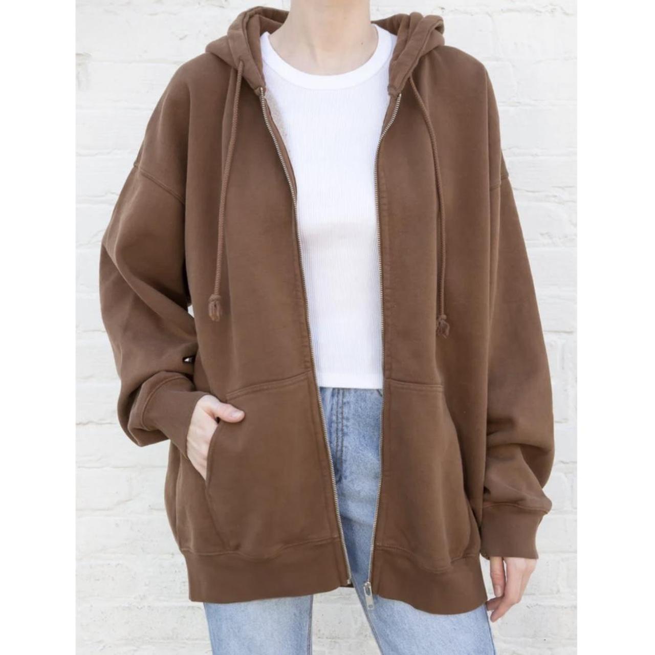 Brandy Melville Brown Christy Hoodie 🐻 So snuggly... Depop