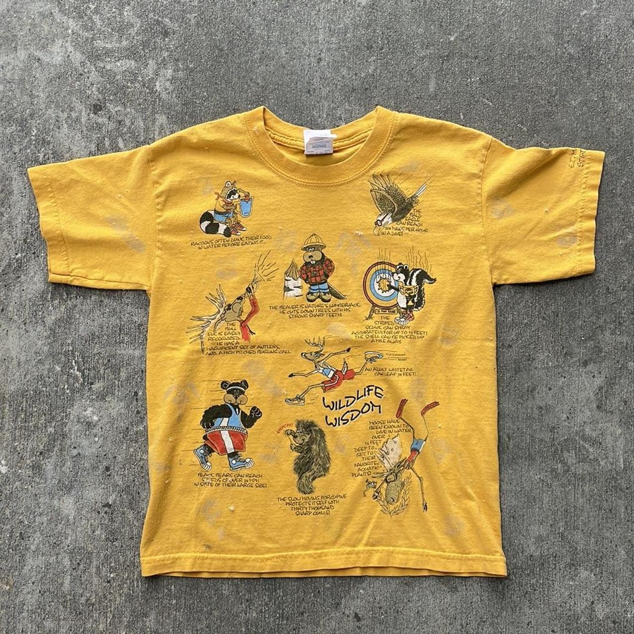 Gildan Yellow T-shirt | Depop