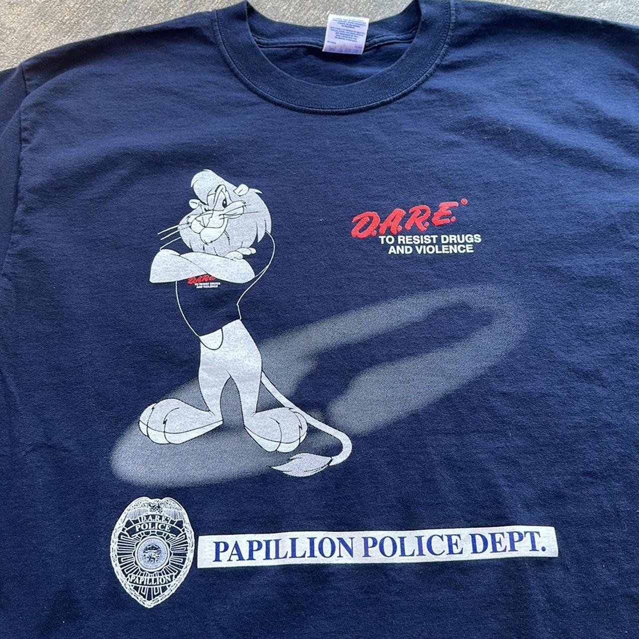 Vintage D.A.R.E. Resist drugs program shirt. Size L.... - Depop