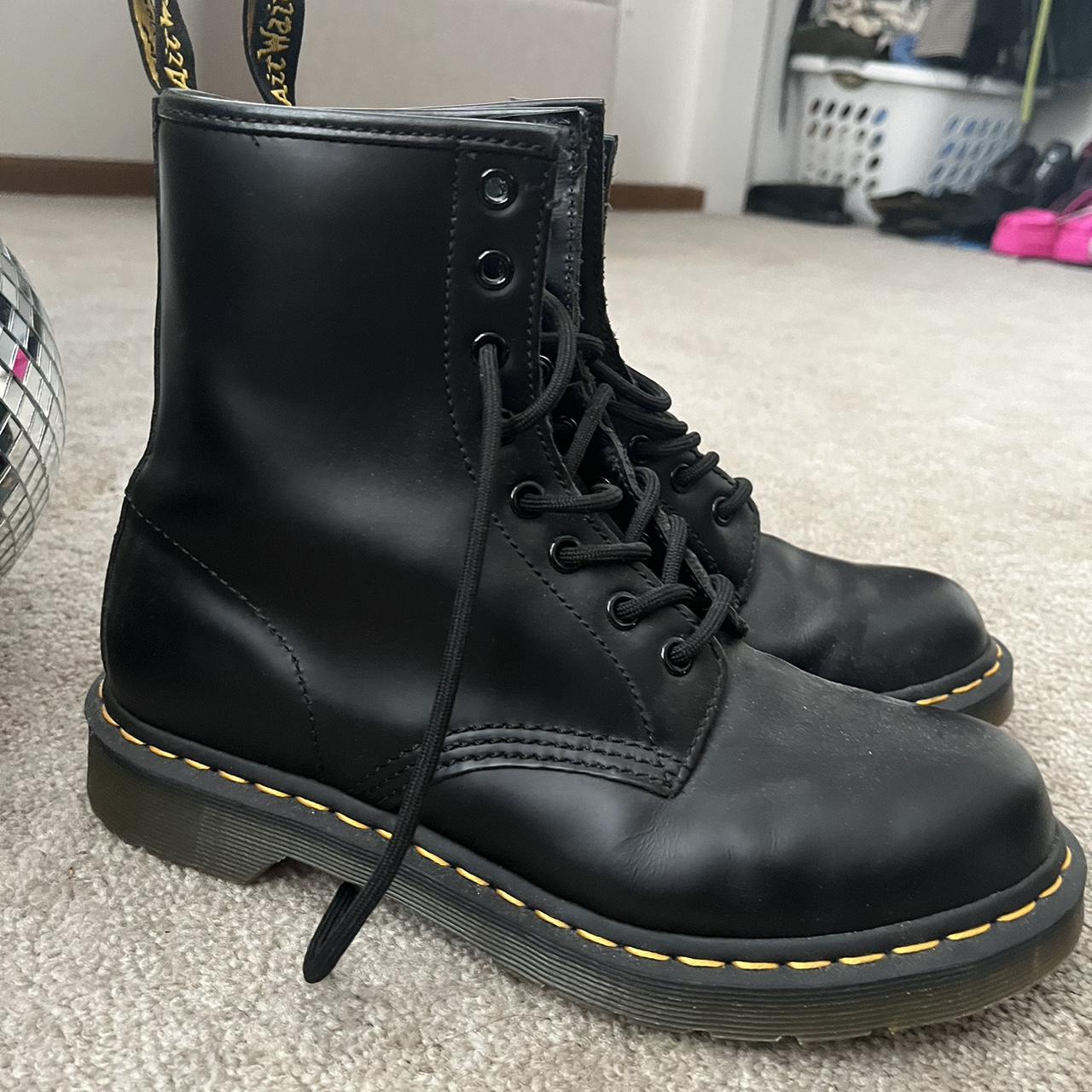 dr. marten’s 1460 genuine leather boots conditions:... - Depop