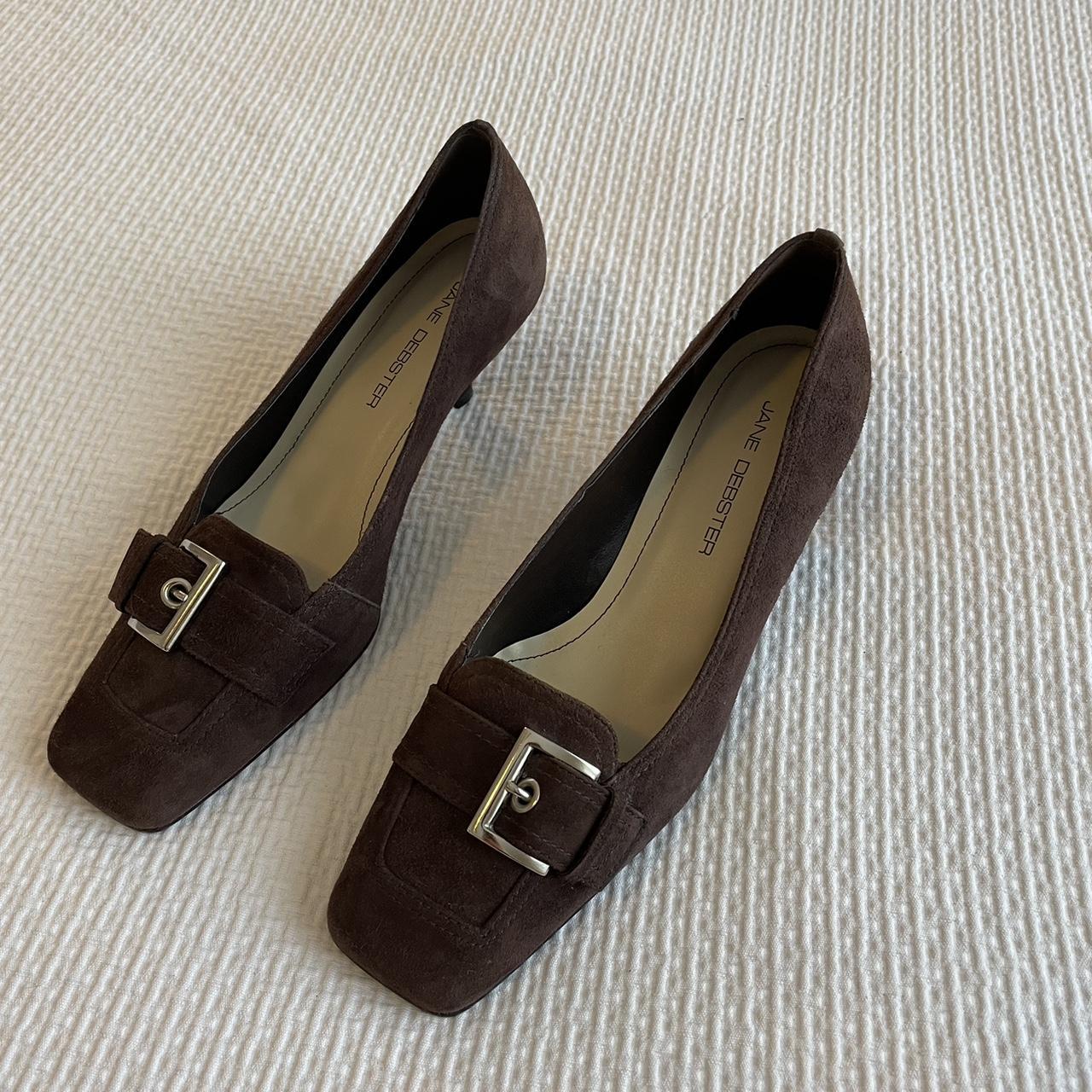 Chocolate brown kitten heels So cute and... Depop