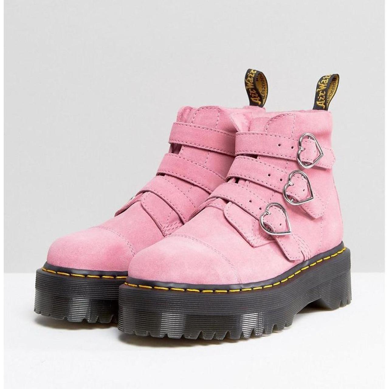 Dr martens lazy store oaf pink