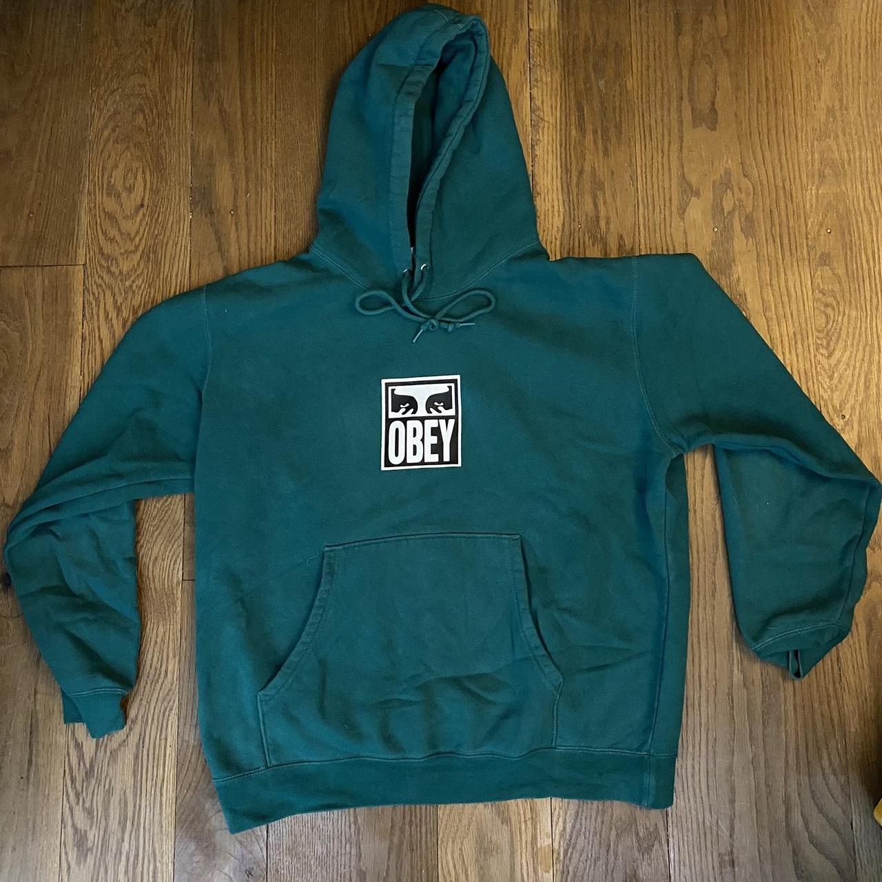 Green obey hot sale hoodie