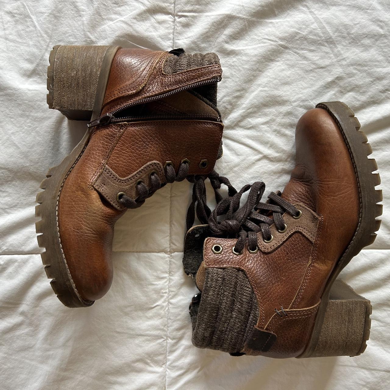 Bull boxer cognac leather boots. Size 37 (7) could... - Depop