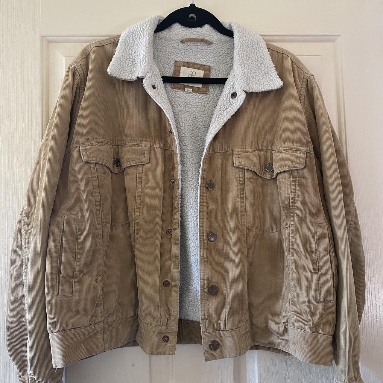 Tan Insight Corduroy Jacket 💛size M/L (fits 810... Depop