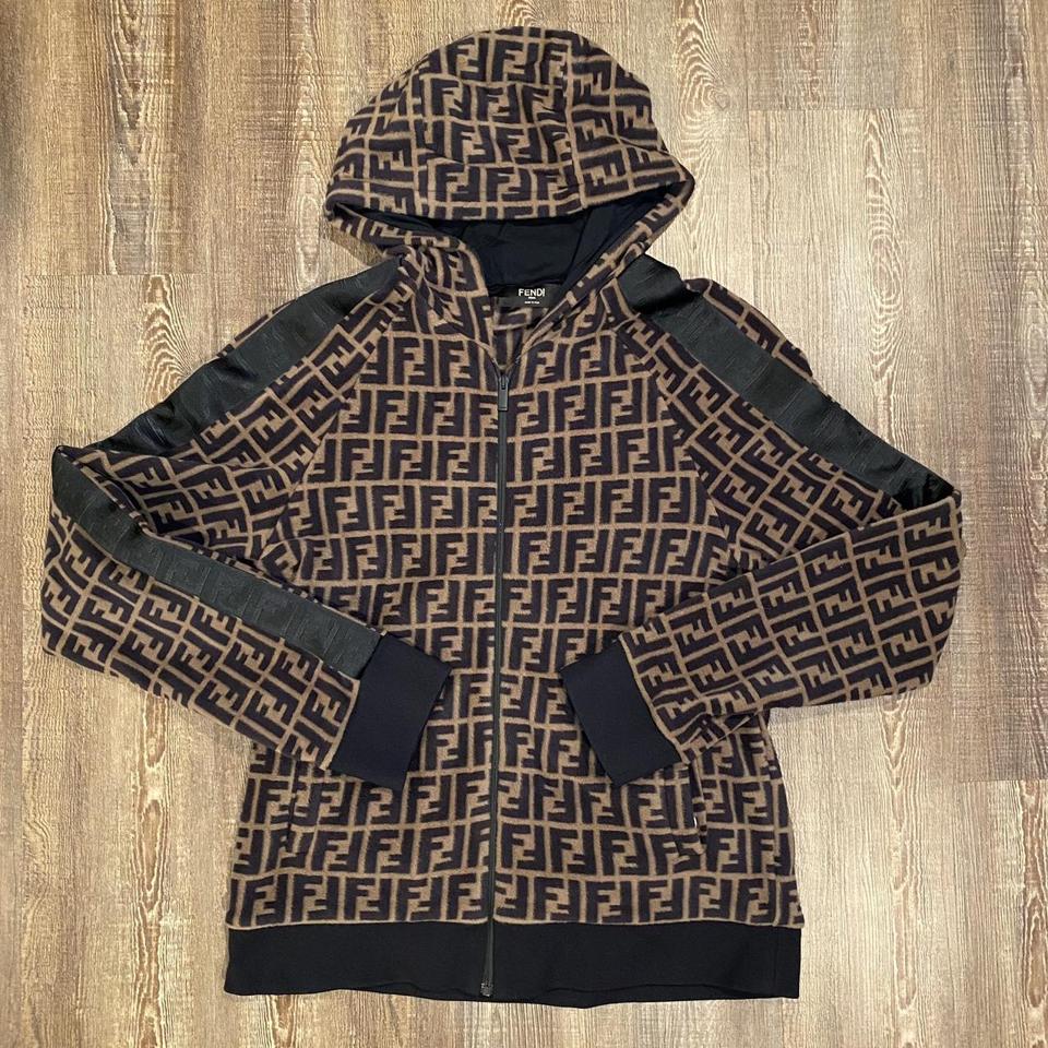 Fendi shop hoodie brown