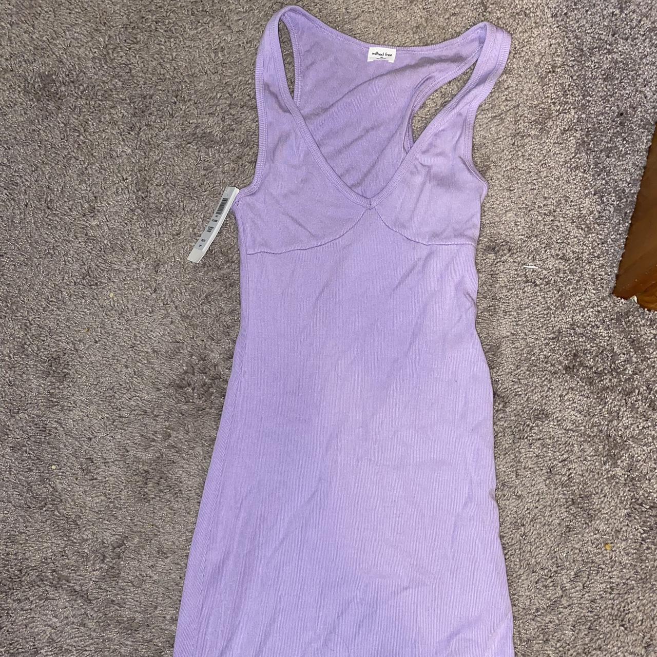 Aritzia Women's Purple Dress | Depop