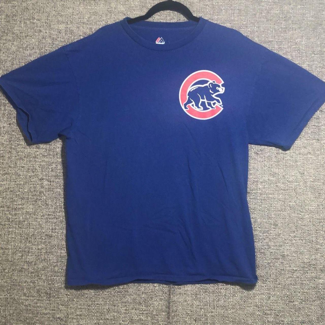 Chicago Cubs Shirt Mens 3xl Rizzo 44 Blue