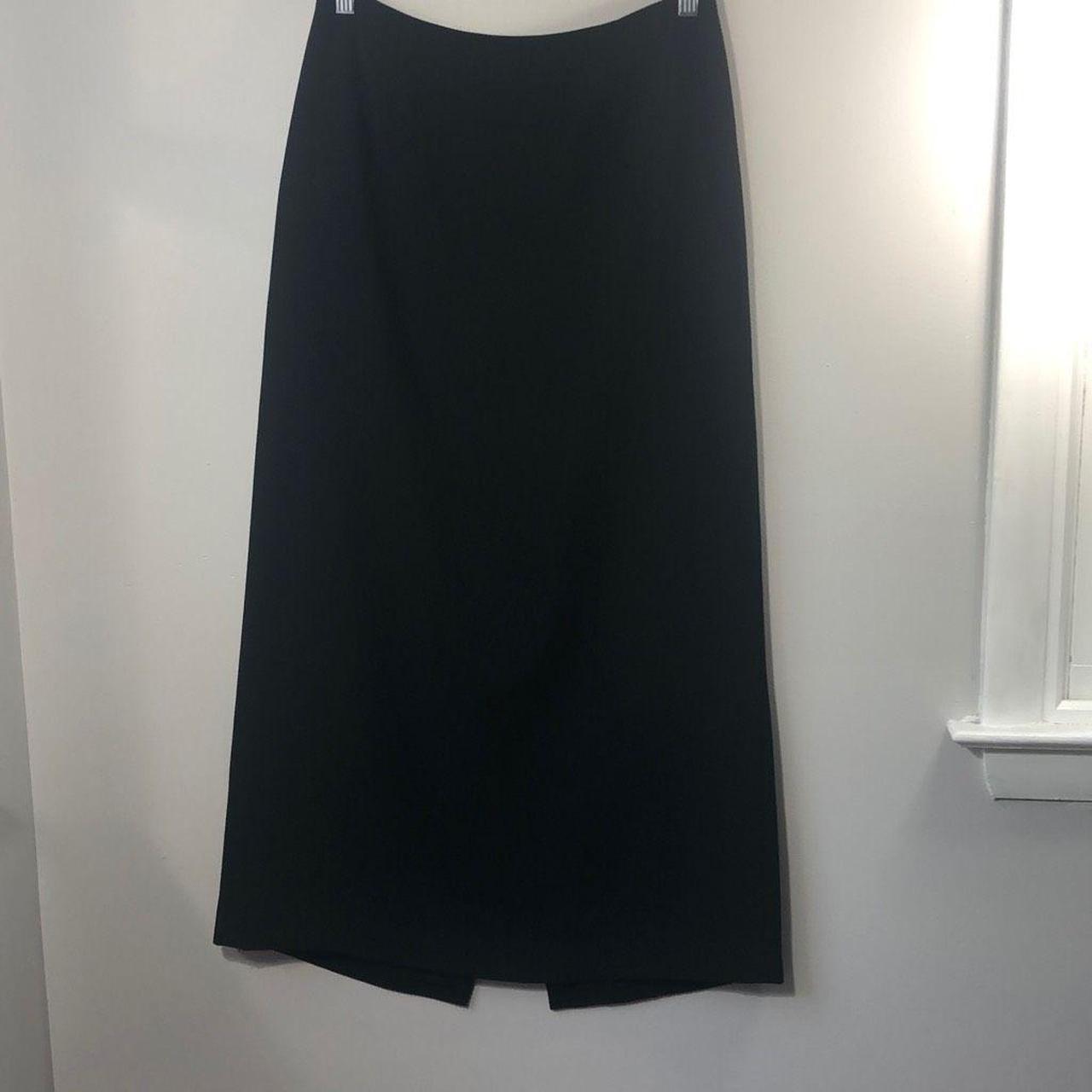 Rafaella Black Long Pencil Maxi Skirt Women's 10... - Depop