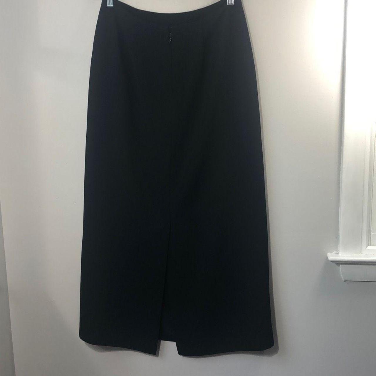 Rafaella Black Long Pencil Maxi Skirt Women's 10... - Depop