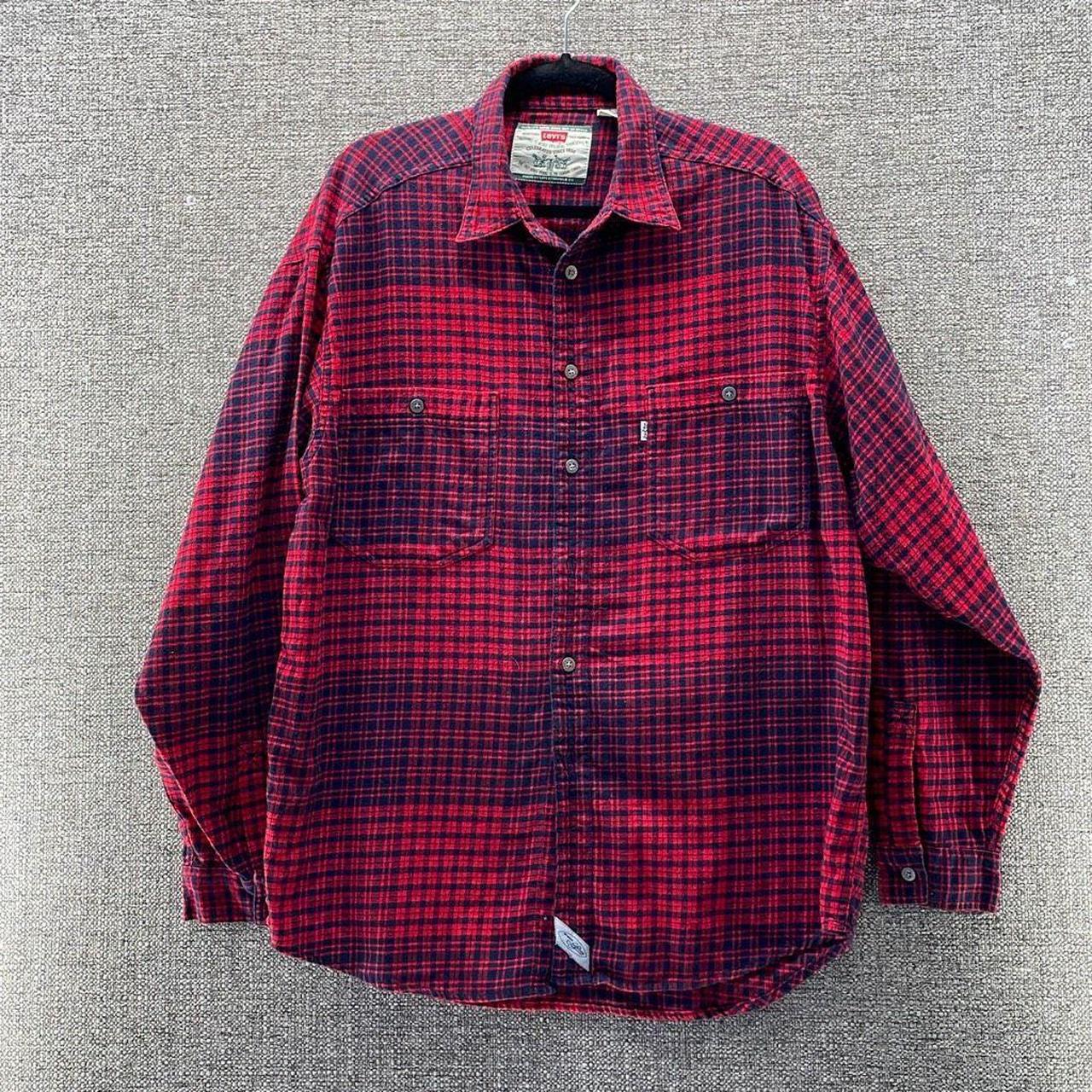 Levis flannel shirt best sale