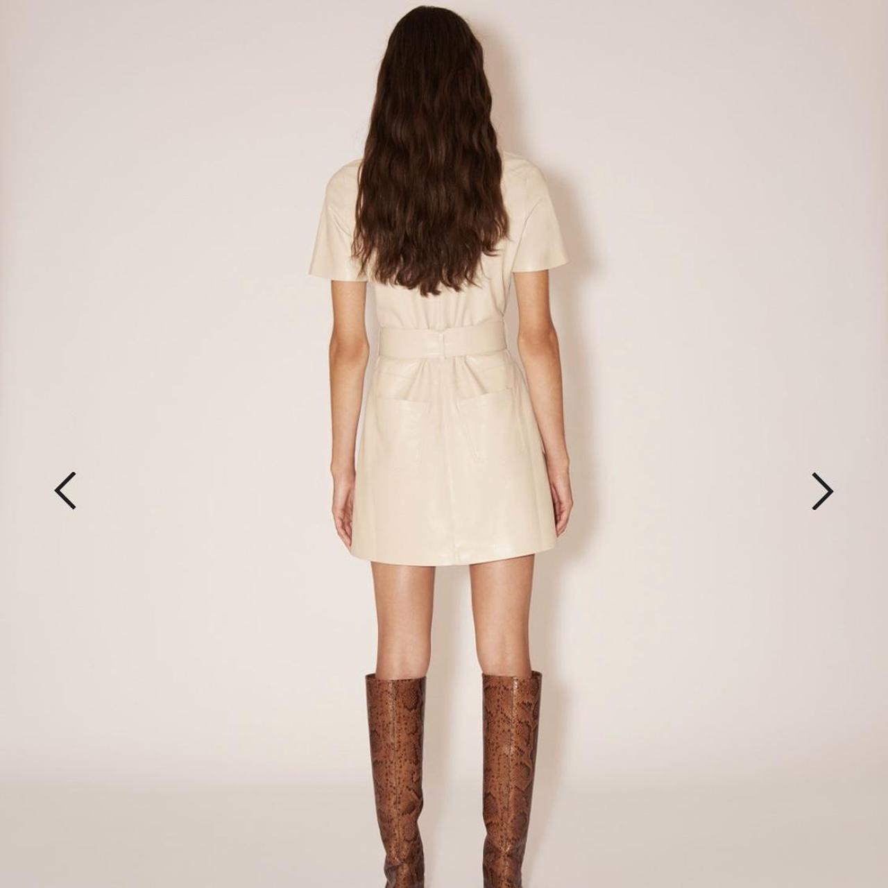 Nanushka HALLI OKOBOR™ alt-leather shirt dress Depop