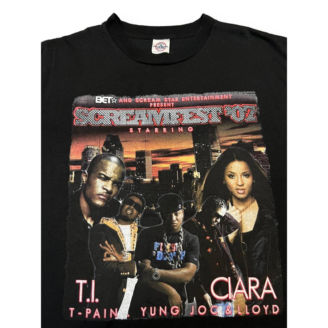 Scream fest 2007 T.i. Ciara T pain tシャツ-