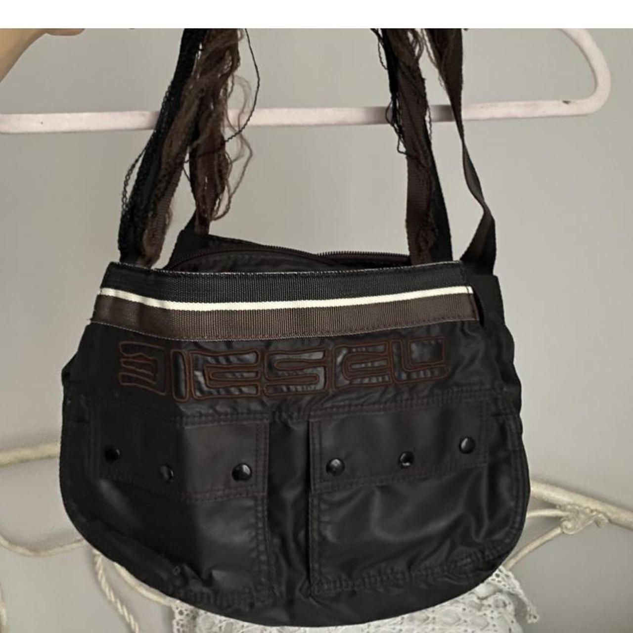 Diesel Rubens Brown Khaki Leather Shoulder Mini | Depop