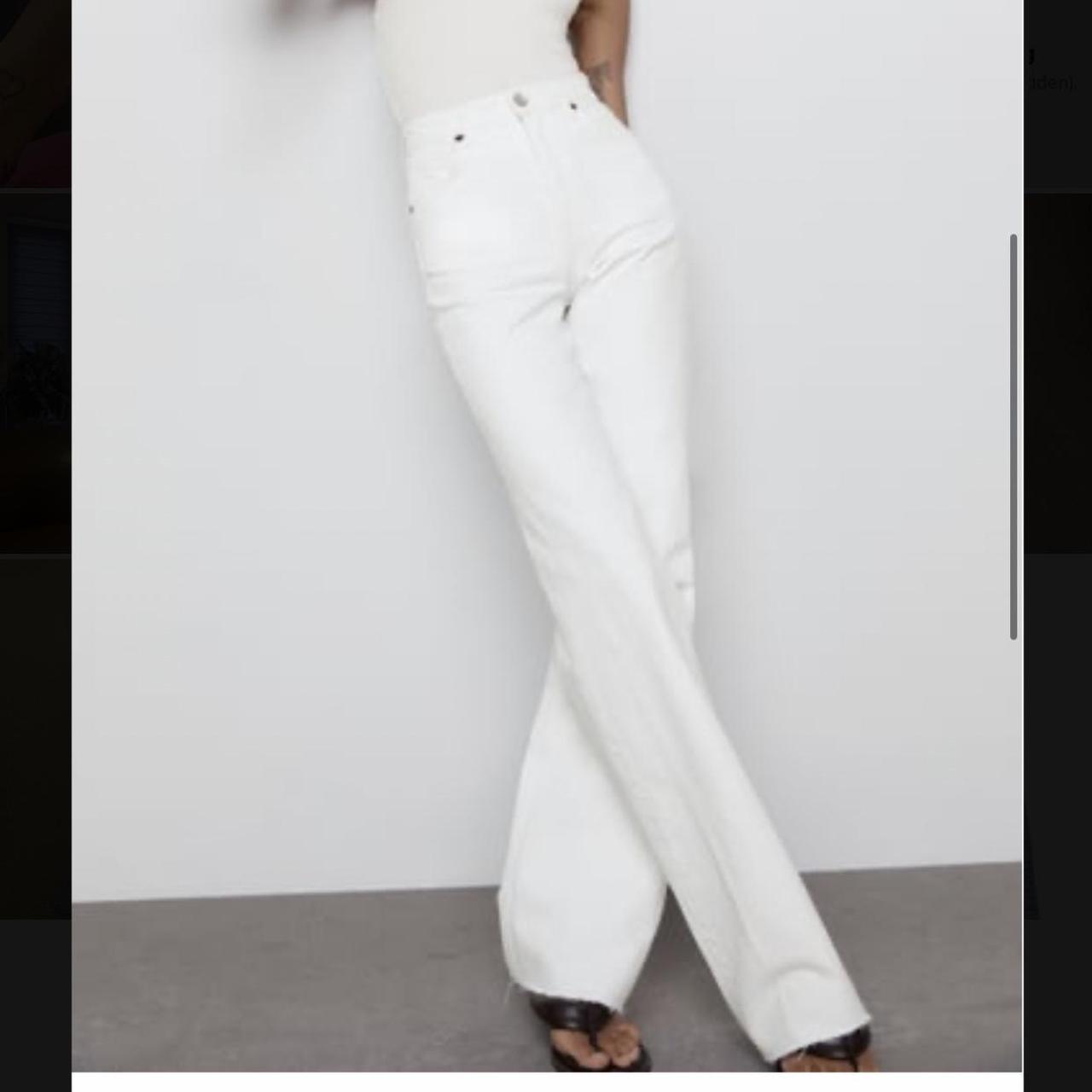Zara Women s White Jeans Depop zara-size-chart-women-men-s-shoes-tops-jeans-and-more-sopicks