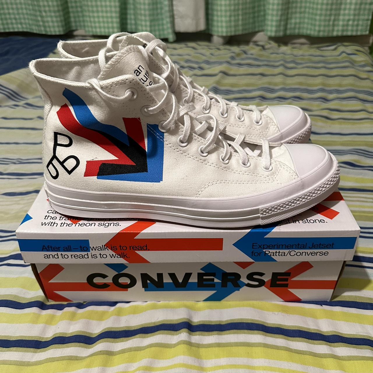 Custom off hotsell white converse