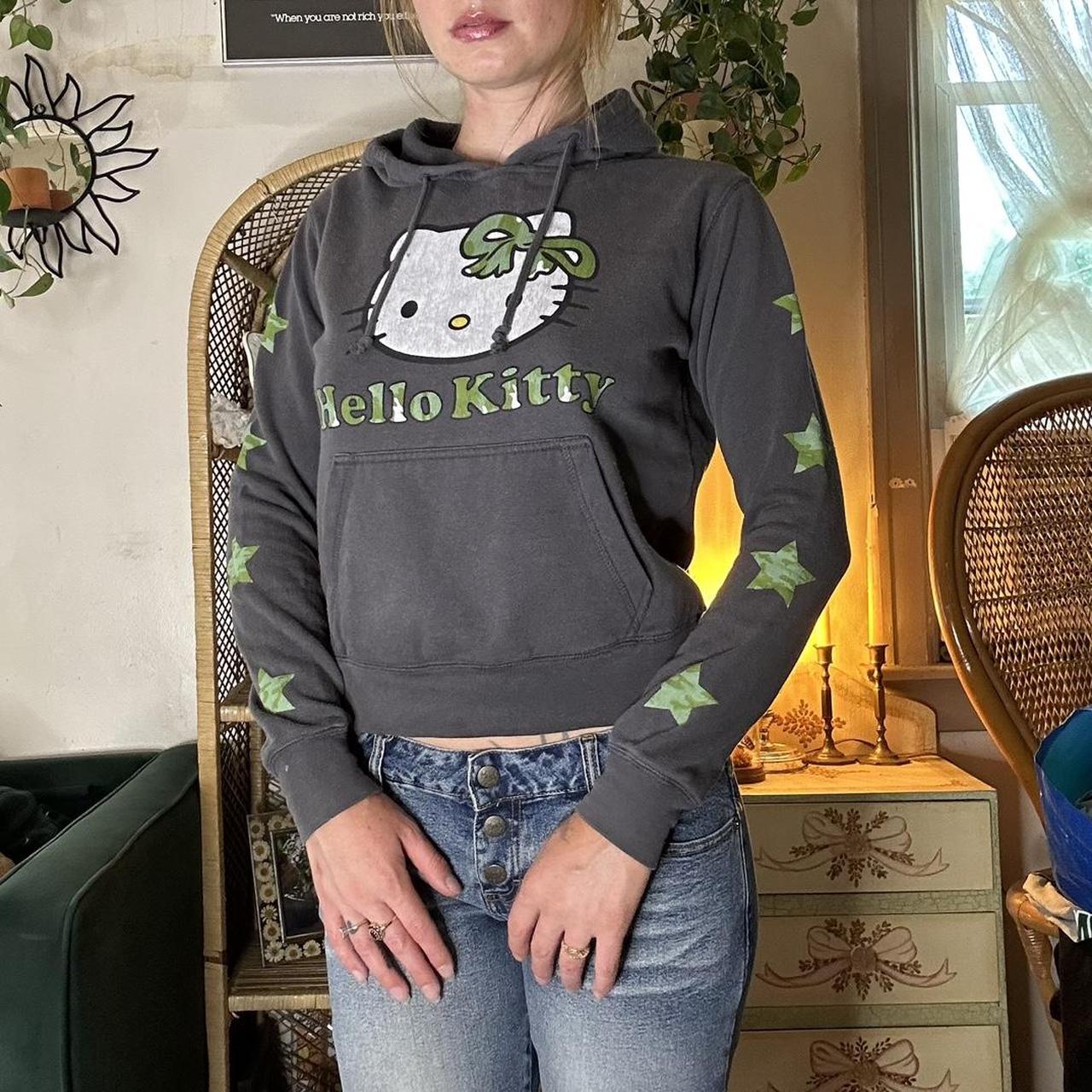 Sanrio Hello kitty Hoodie store green