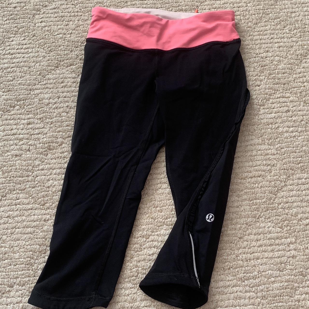 Lululemon neon pink nylon leggings 💕 Comfortable & - Depop