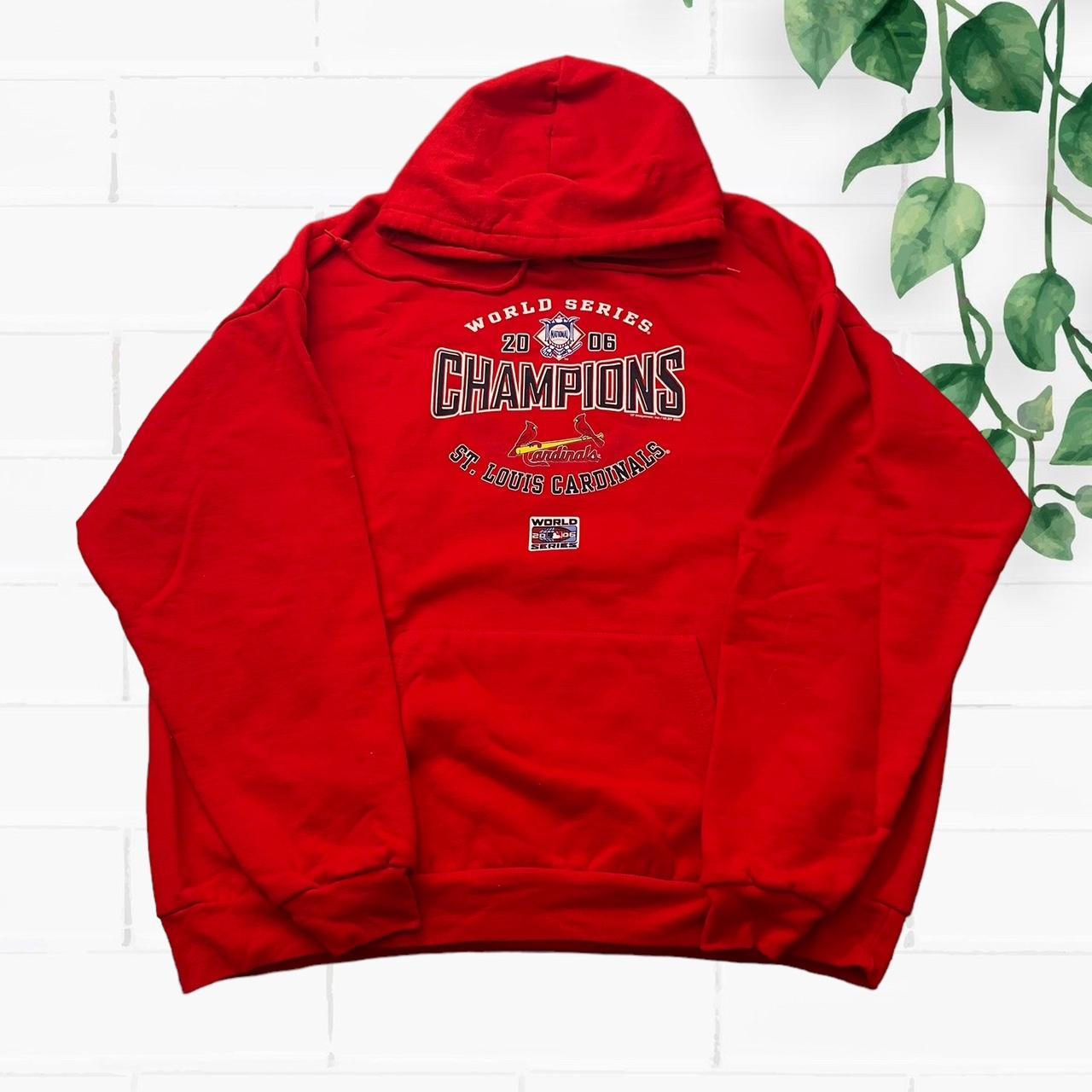 Vintage St. Louis Cardinals Hoodie The hoodie is in - Depop