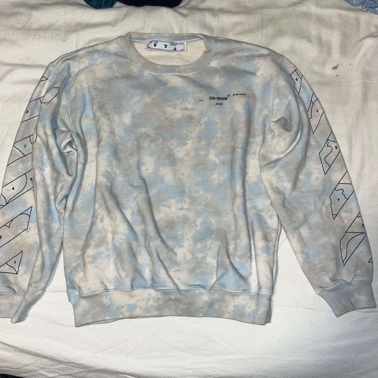 Off white tie hot sale dye sweatshirt