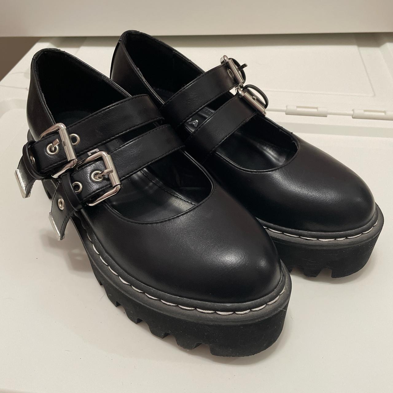 Lamoda platform mary jane shoes. Size 5. Only worn... - Depop