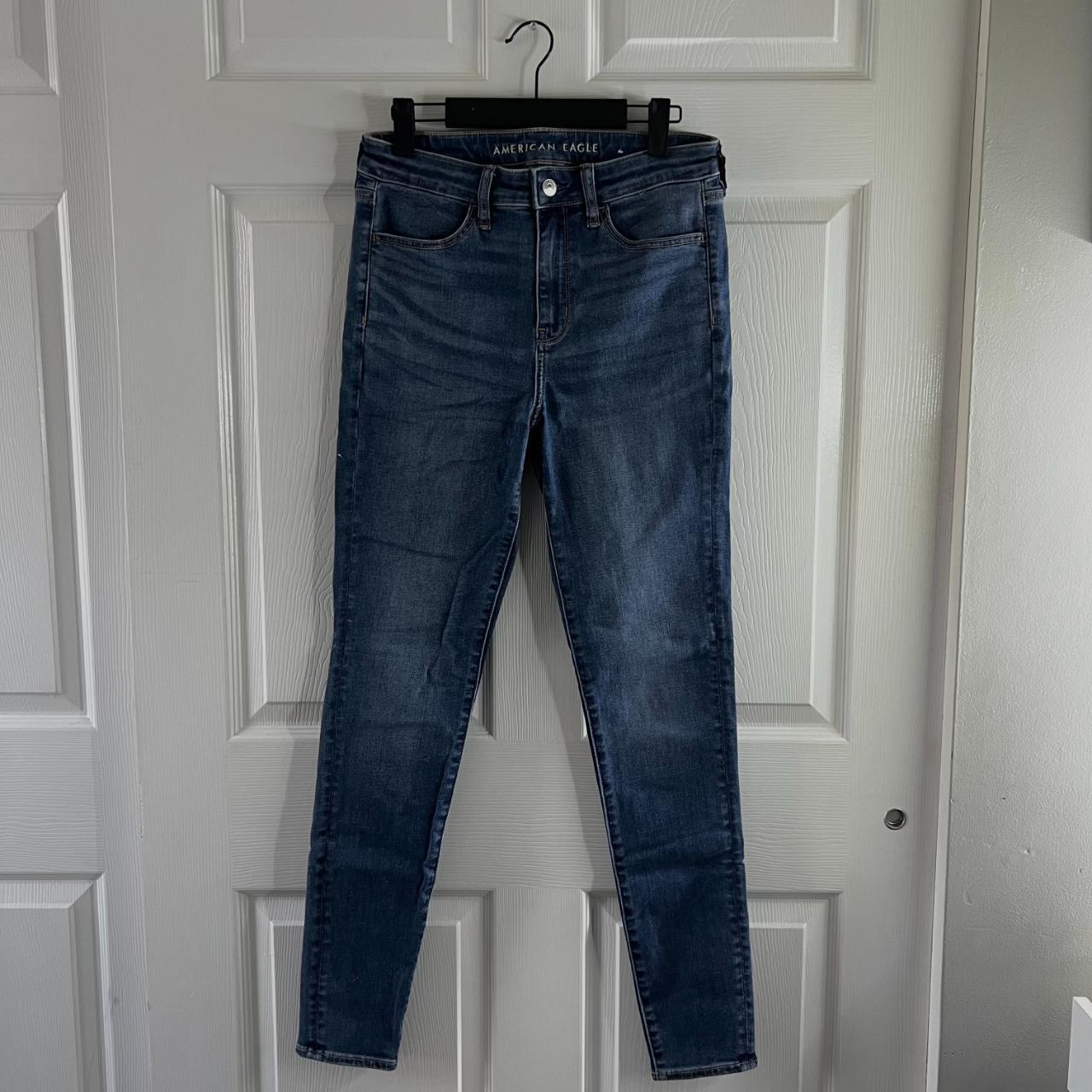 Brand: American Eagle Jeggings gray skinny jeans sz - Depop