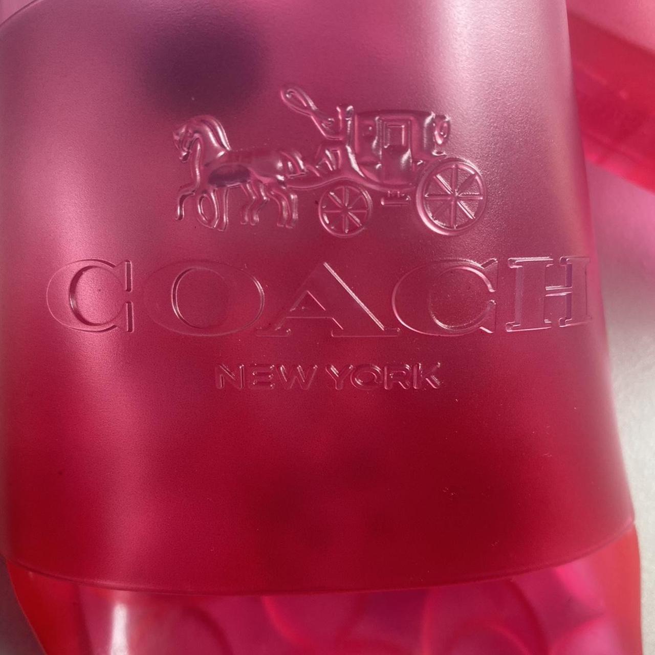 pink coach sandals!! never worn before still has... Depop