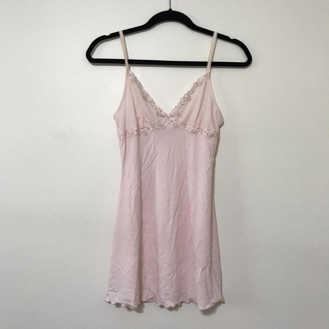 Vintage Victoria’s Secret Lace Trim Slip... - Depop