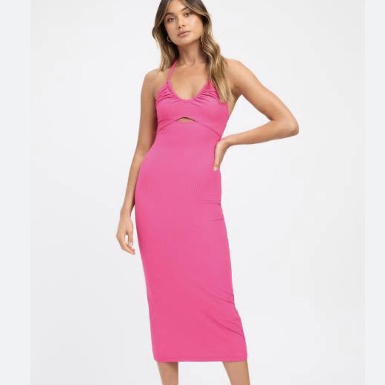 Kookai pink dress size 36 kookai kookaidress... Depop