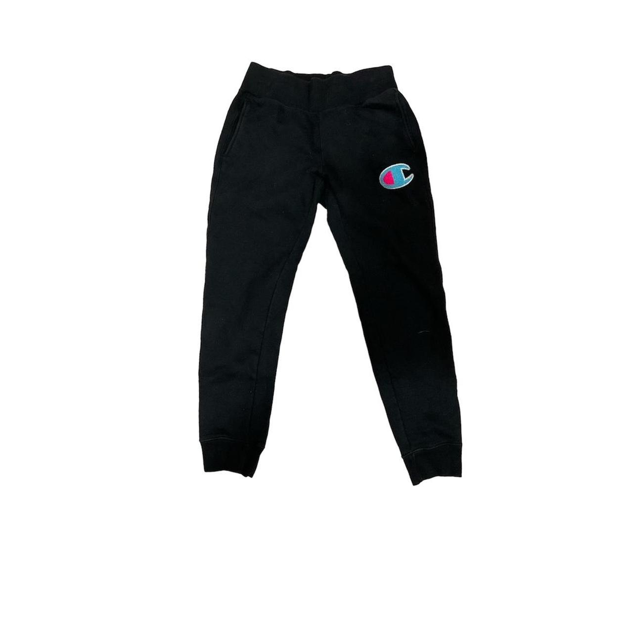 Womens black champion sweatpants hot sale