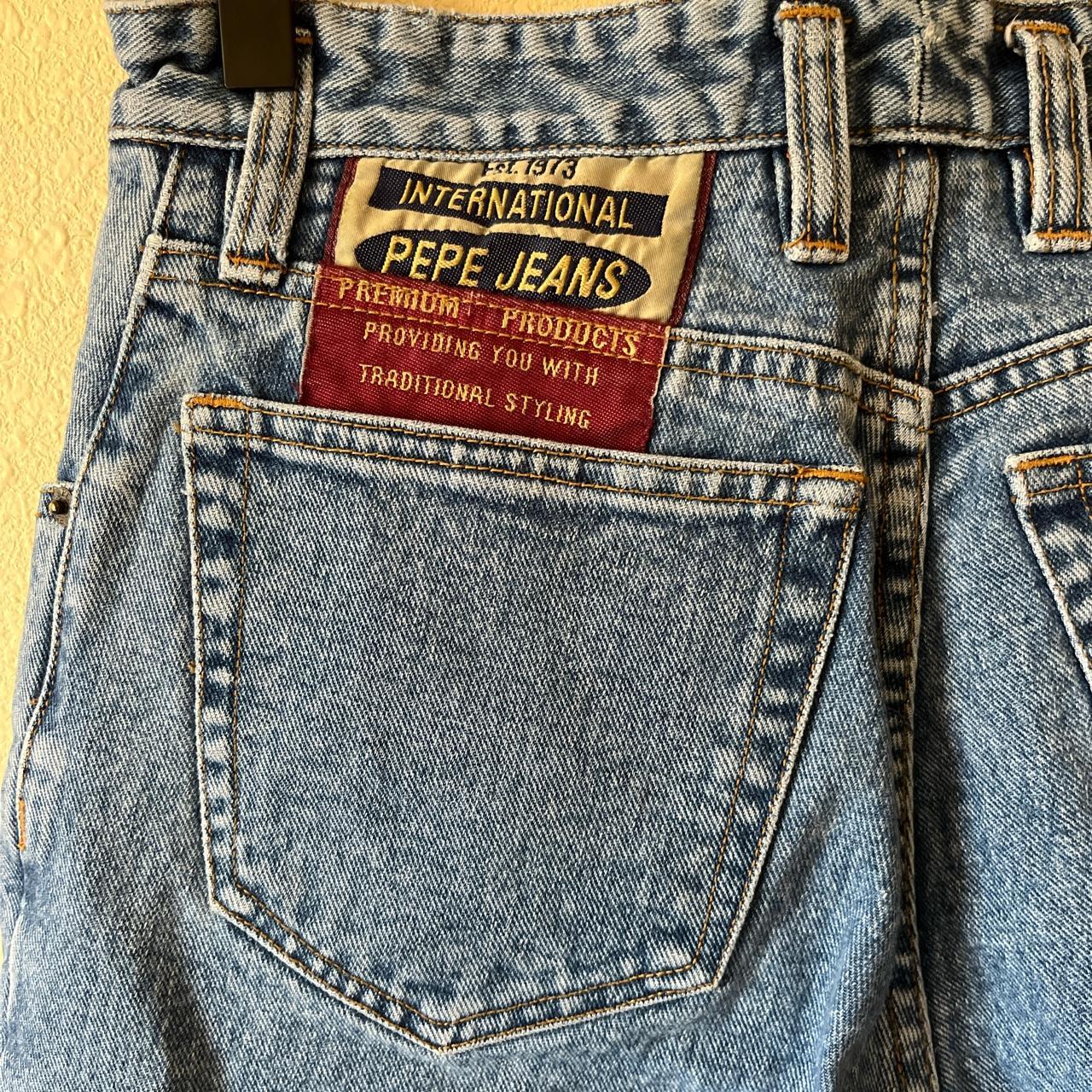 Vintage Pepe Jeans High-Waisted Jeans Size 7/8 I... - Depop