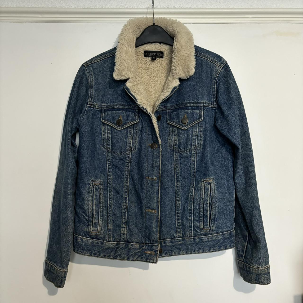 Topshop petite clearance denim jacket