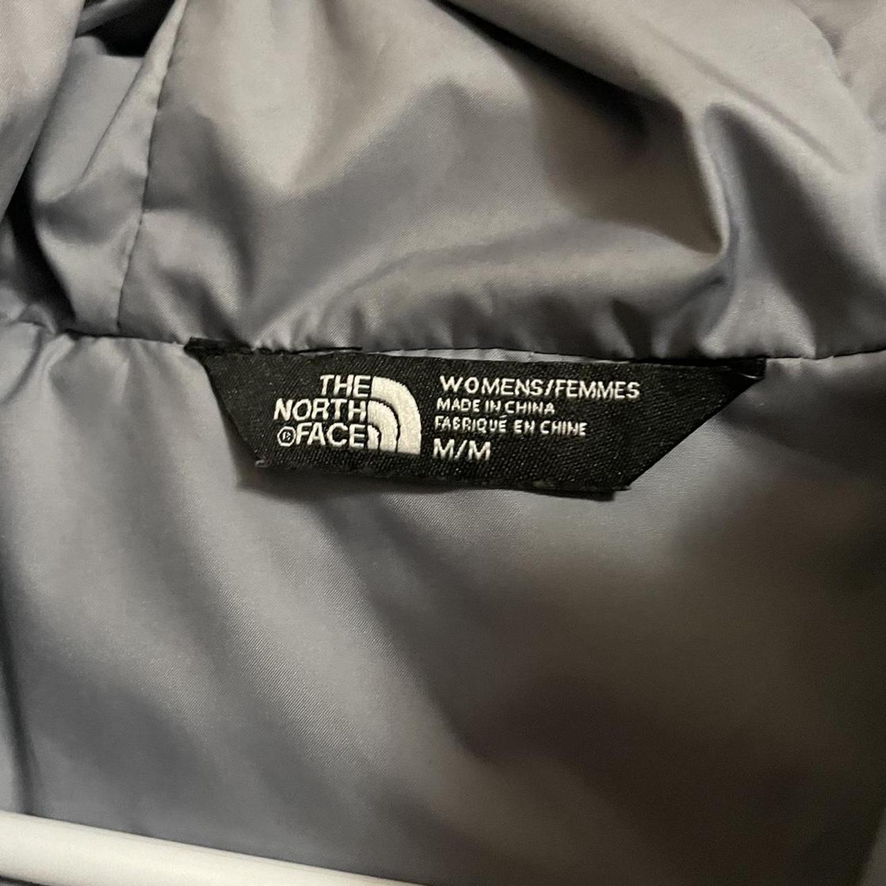 Gray North Face Puffer Jacket - Depop