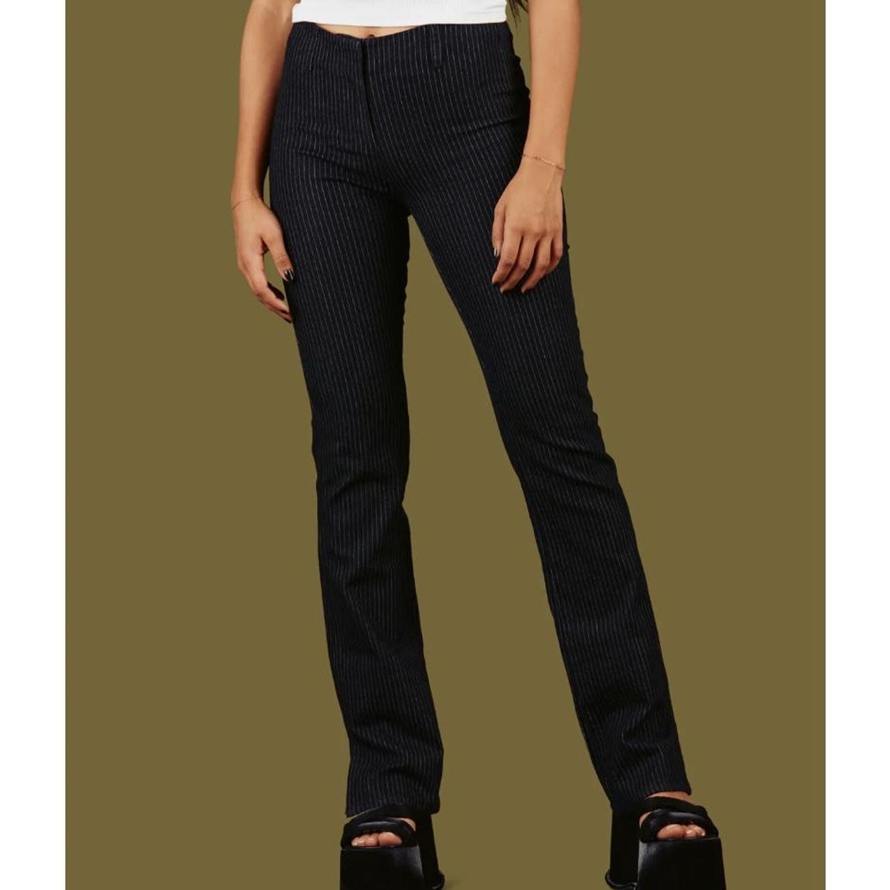 Unif Kira pant Pinstripe Size 25, but runs small,... Depop