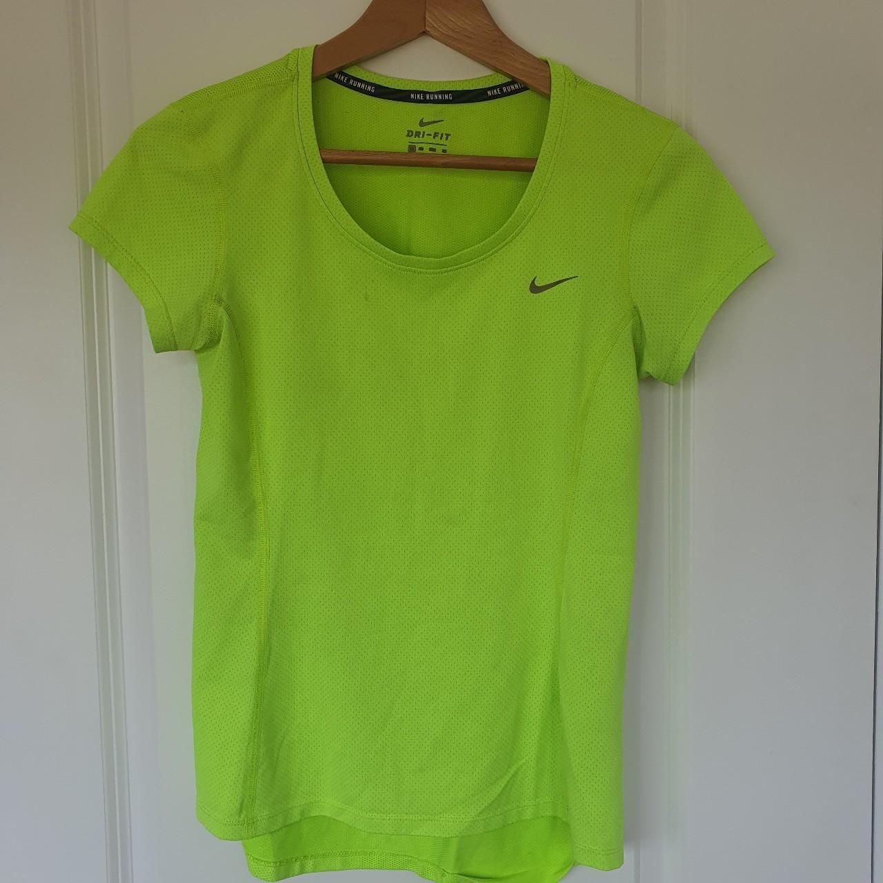 womens yellow nike top