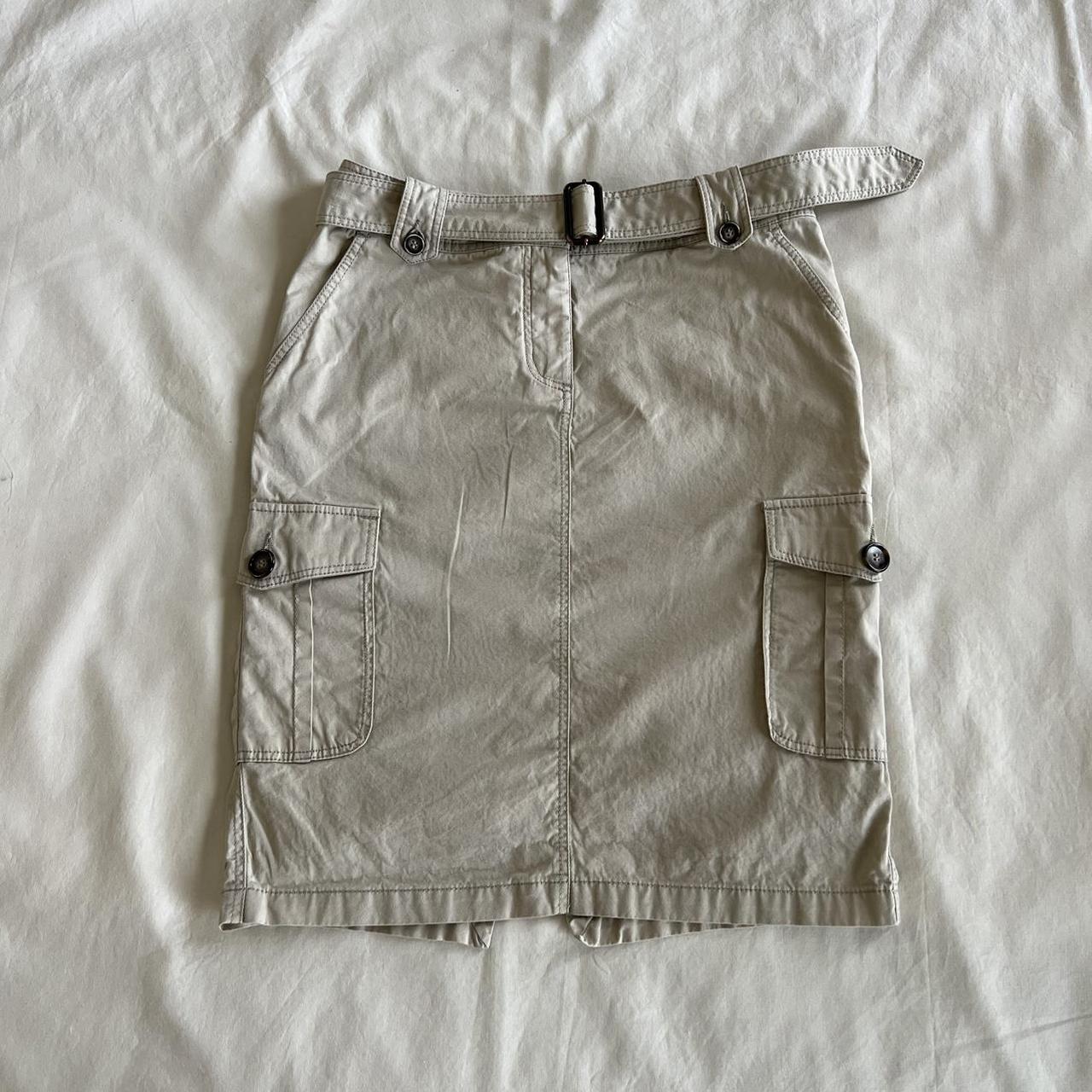 Zara Women's Tan Skirt Depop