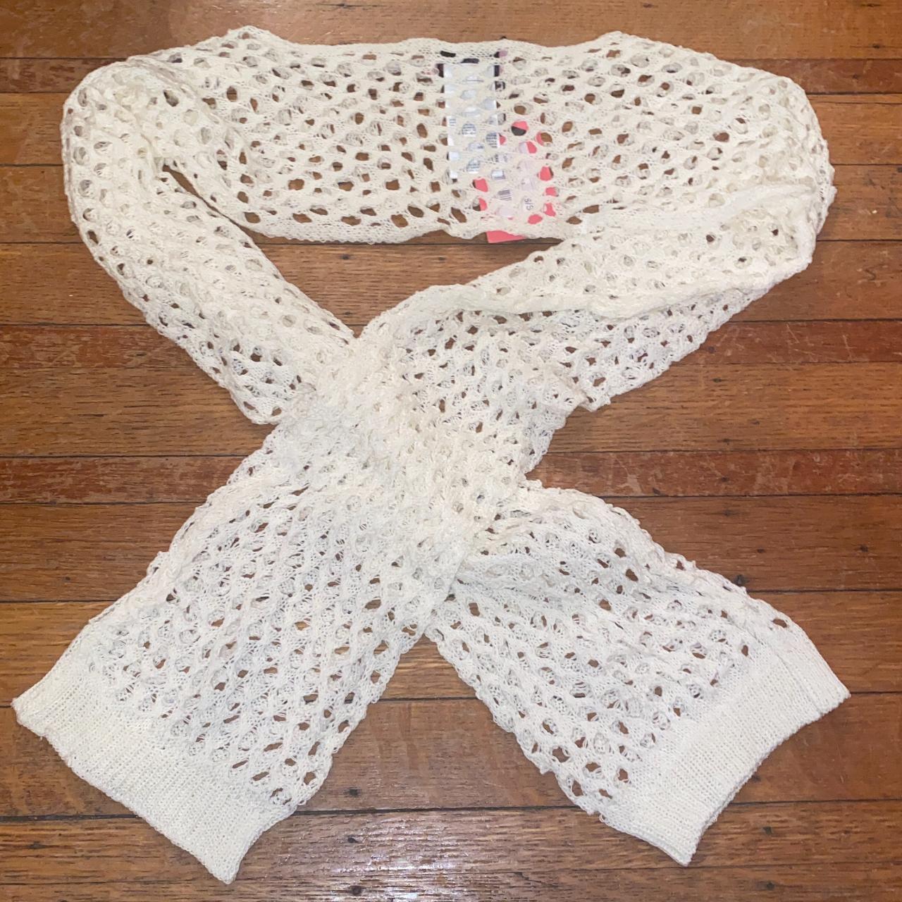 Edikted Crochet Shrug Sleeve Top Size XS/S Color... Depop