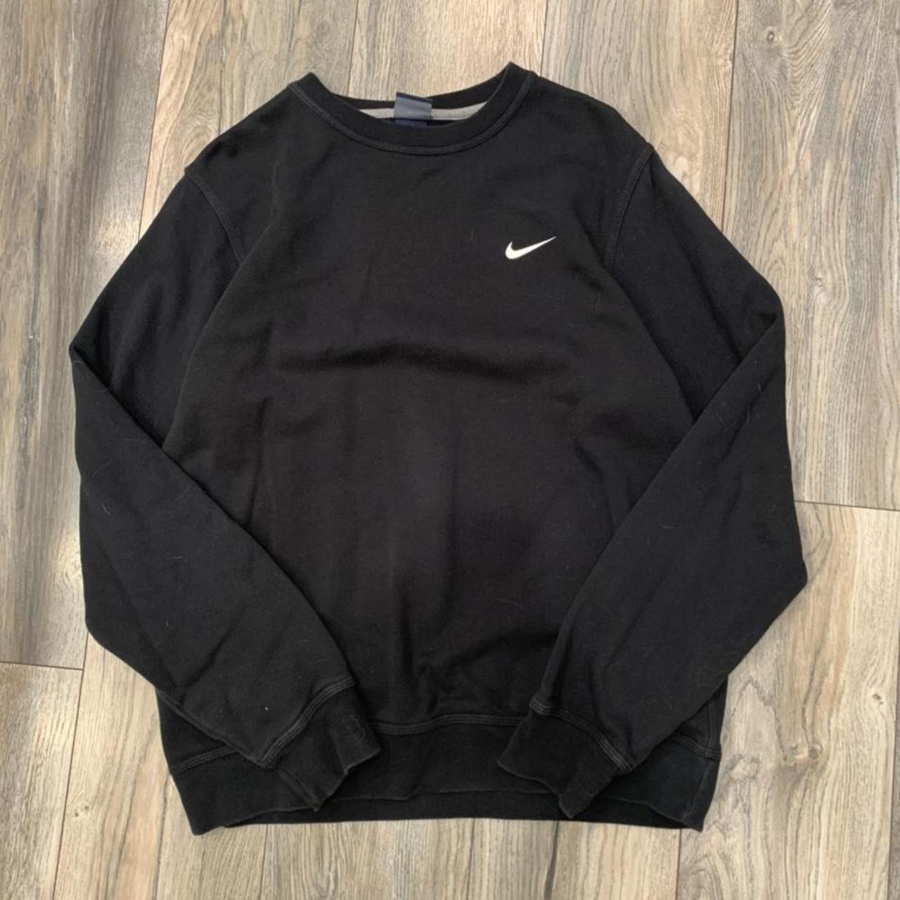 Nike Men's Black Jumper | Depop