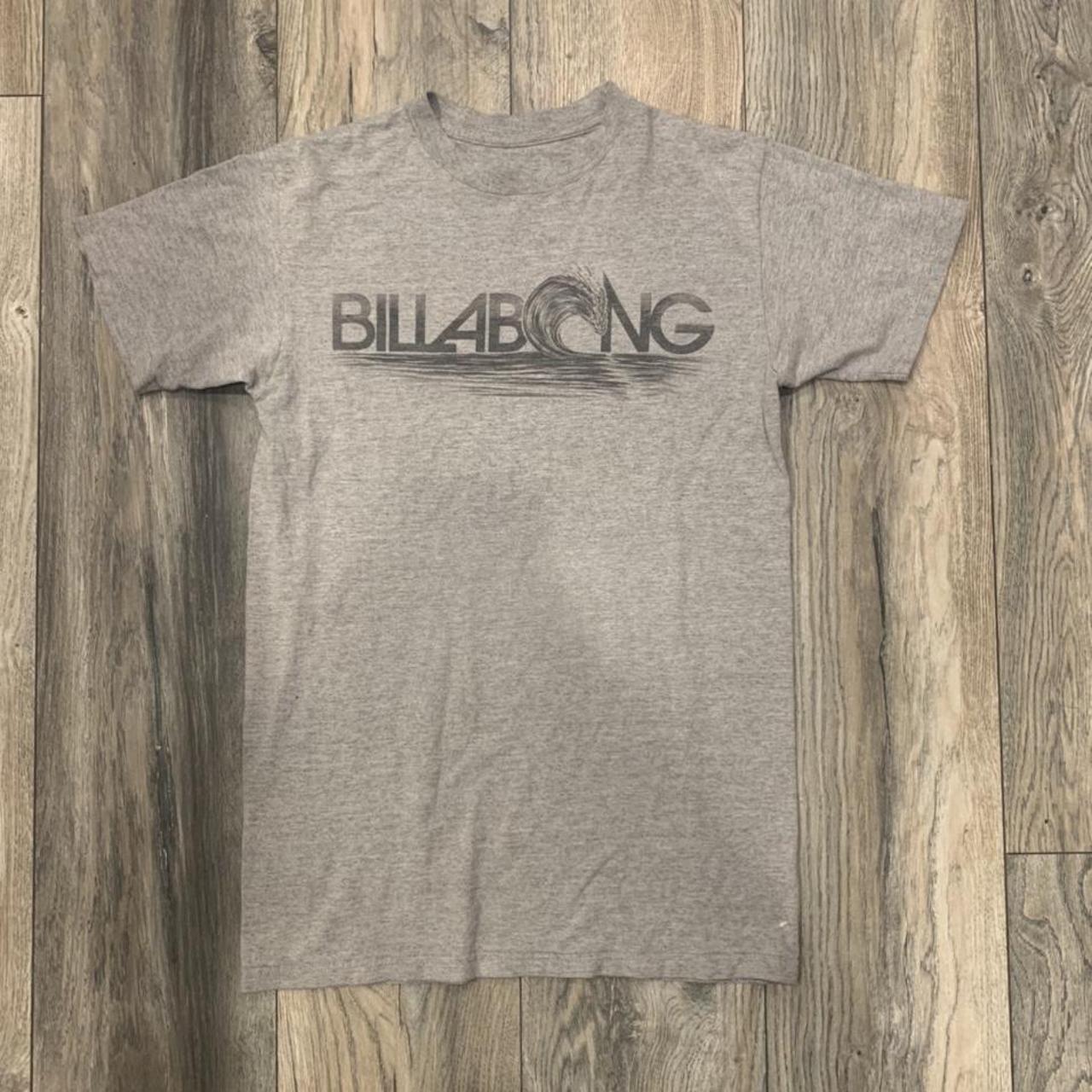 Billabong Men's Grey T-shirt | Depop