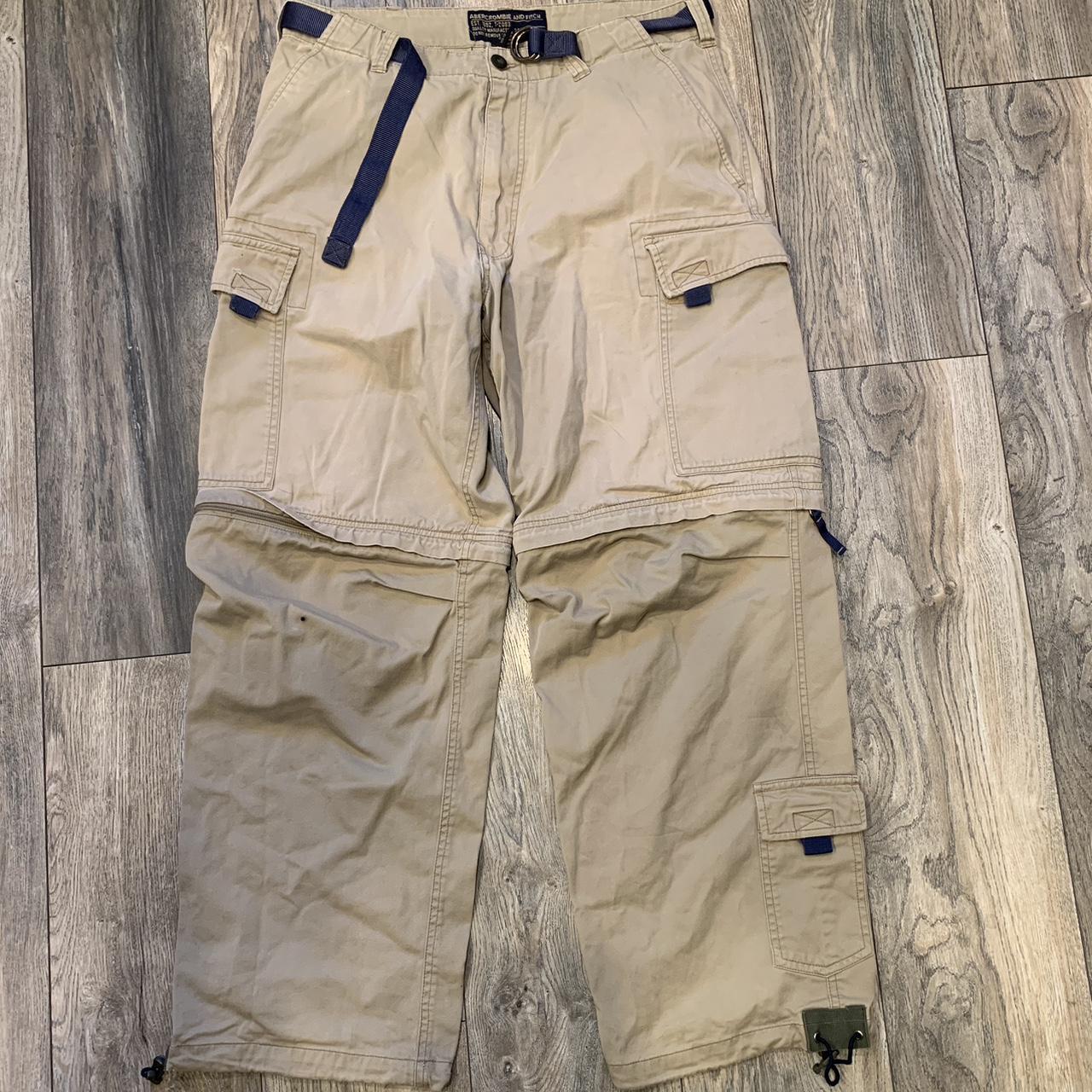 Super baggy Y2K Cargo Pants Zip into shorts, tagged... Depop