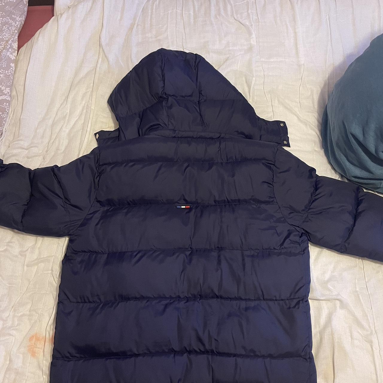 MERCIER NAVY PUFFER JACKET RRP £150 - Great condition - Depop