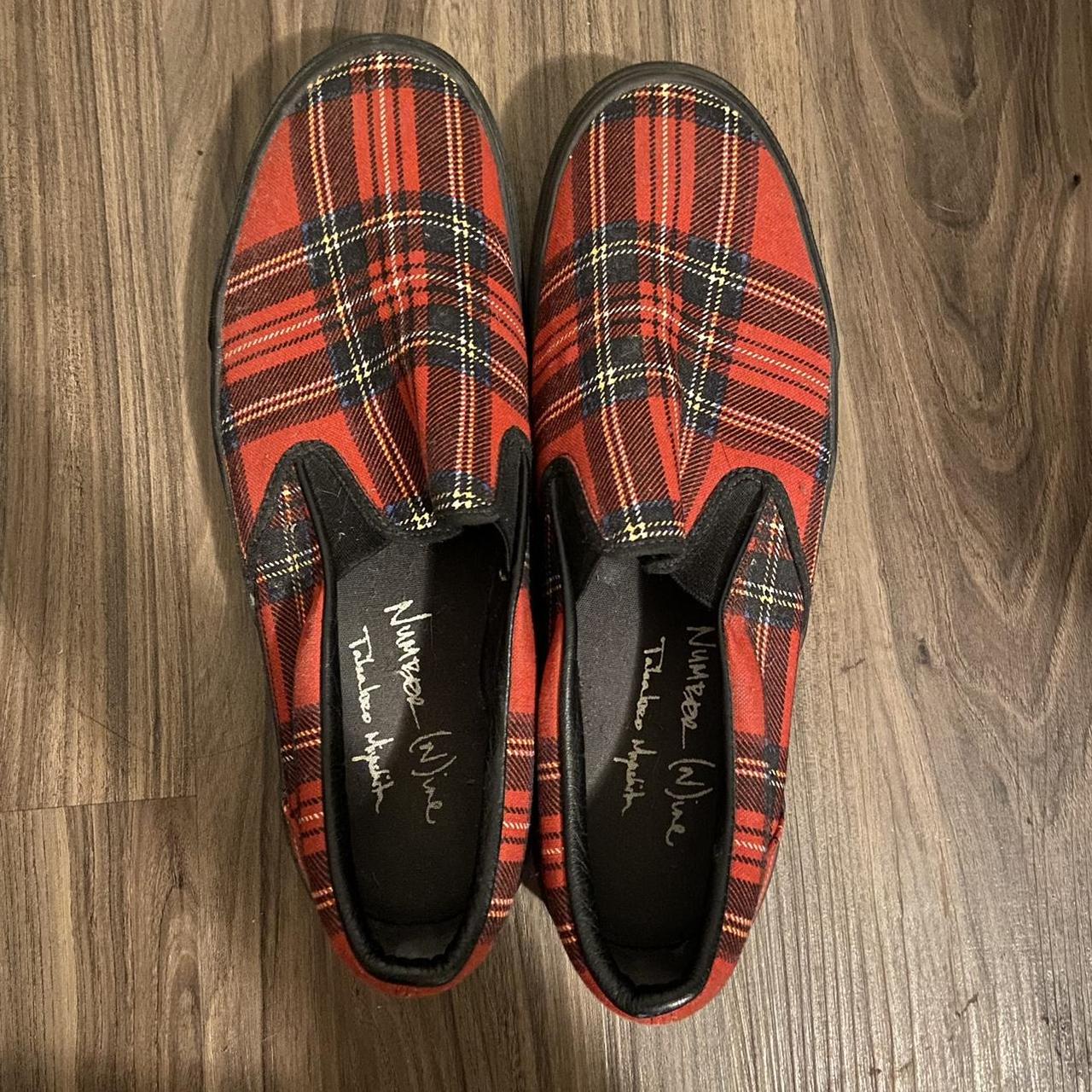 Number (N)ine 2005SS “Nightcrawler” Tartan Slip-On...