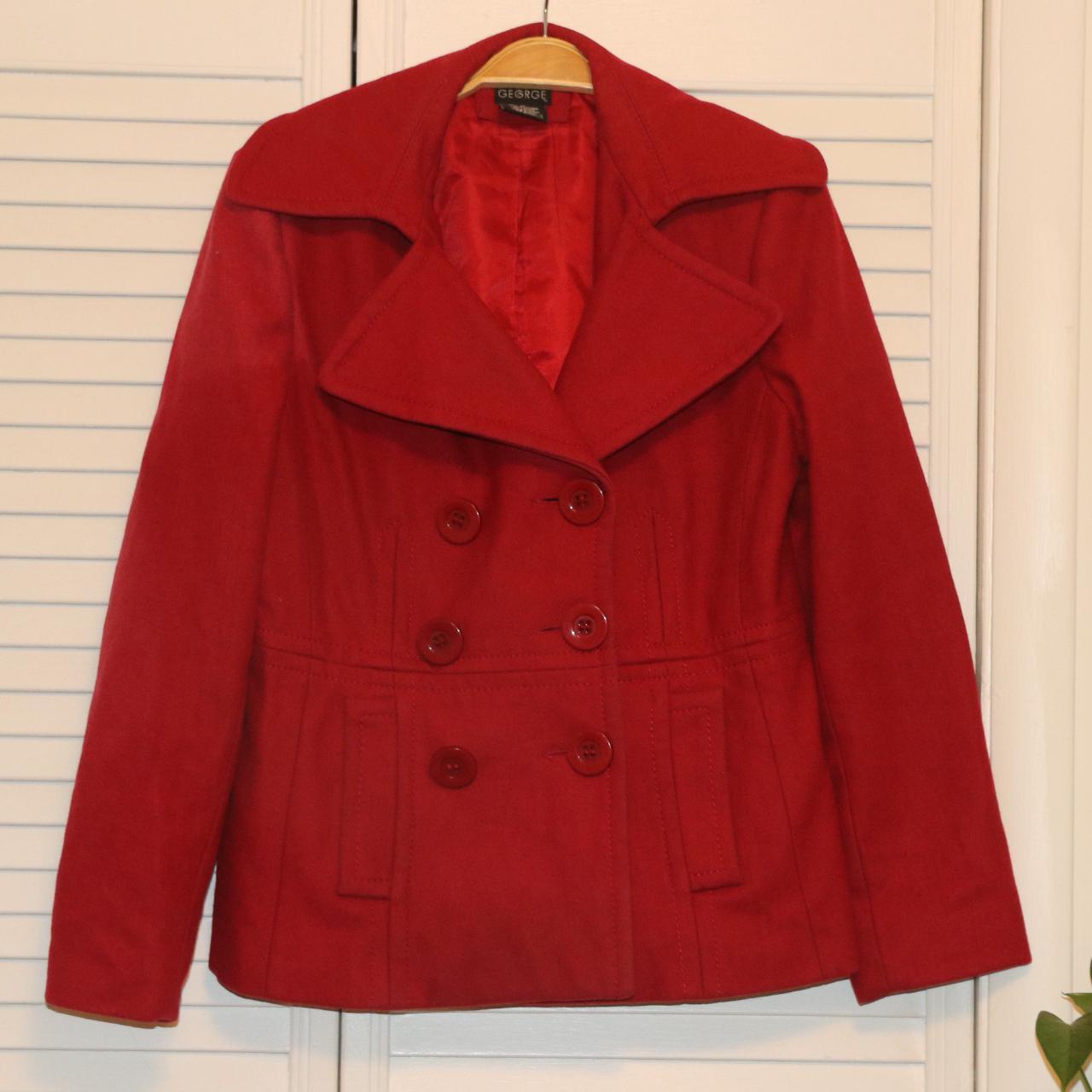 Women's Red Coat Depop